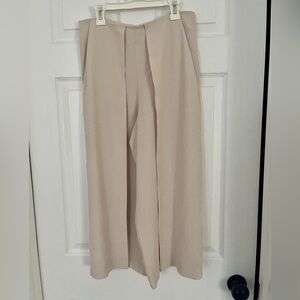 Intermix P wide-leg cream dress pants